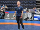 Sara Rantonen tuomaroimassa Helsinki Openissa