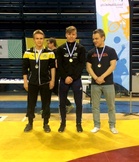 66kg p20v. mitalistit vasemmalta oikealle:
2. Lauri Karjalainen Ilmajoki
1. Jussi Autio Kuortane
3. Jere Pasanen Äänekoski