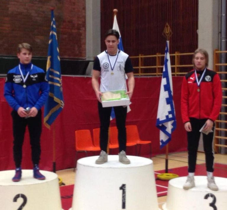 Jonni Sarkkiselle hopeaa kadettien SM-kisoista