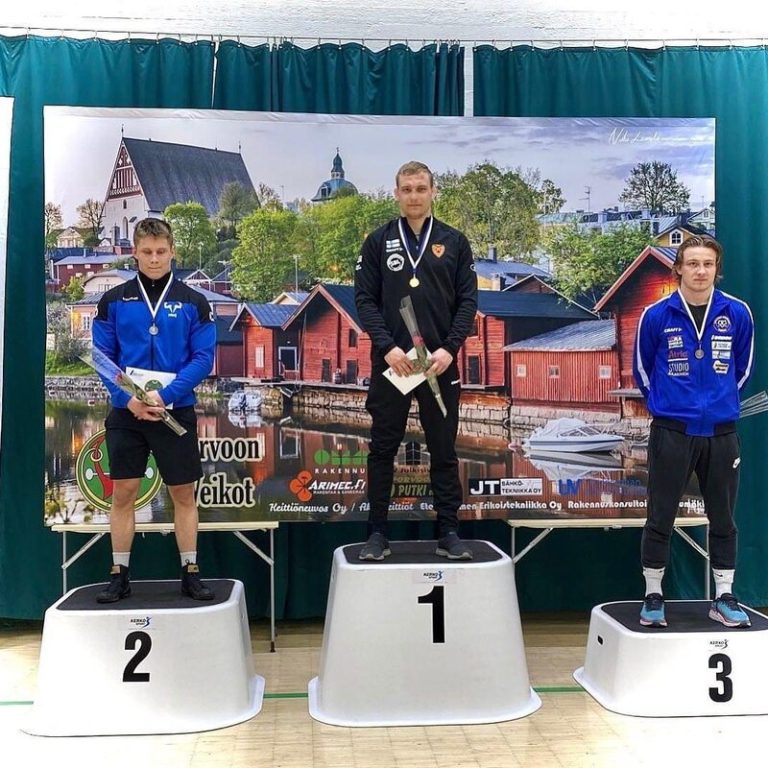 Jonnille miesten SM-hopea Porvoosta