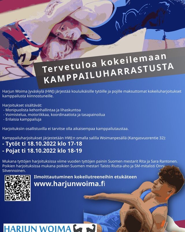 Syyslomalla kokeilutreenit Woimanpesällä