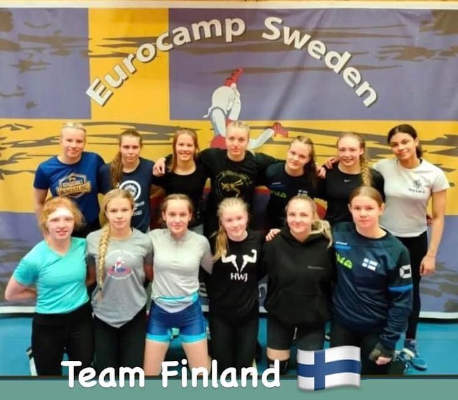 Rita ja Sara Eurocamp -leirillä Helsingborgissa