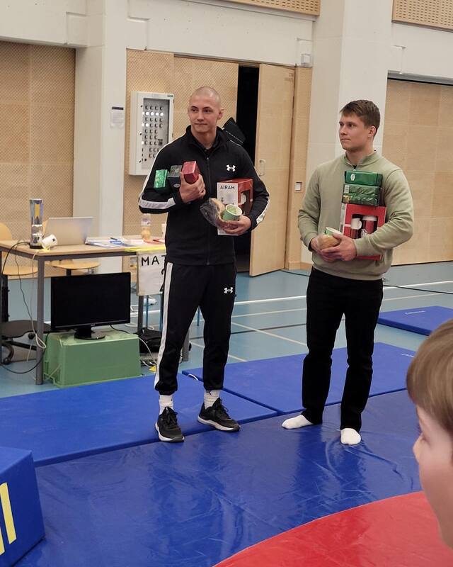 Vantaan Sampo huomioi Nurmijärvellä tuoreet Euroopan Mestarit Tino Ojalan ja Jonni Sarkkisen