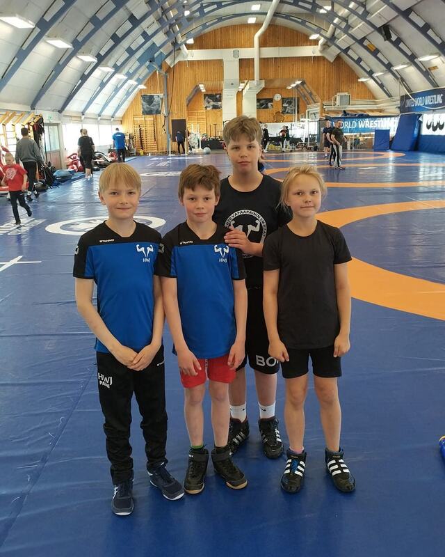 Kilpajunnuja Kuortaneella Training Campissa