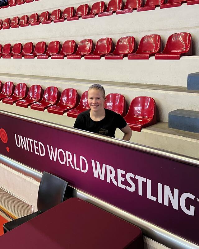 Sara Rantonen U17 EM-kilpailussa Albaniassa