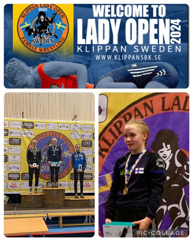 Rita Rantoselle kultaa Klippan Lady Openista