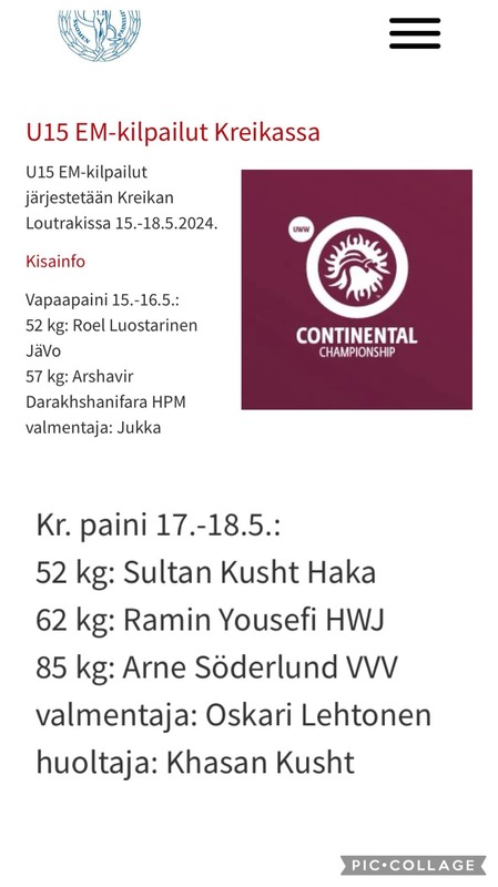 Ramin valittiin edustamaan U15 EM-kisoihin Kreikkaan