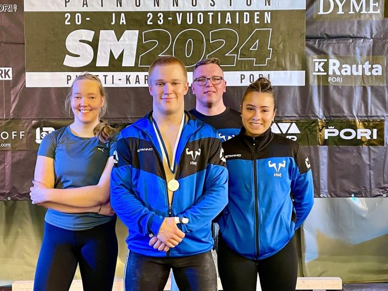 Painonnostajia U20 ja U23 kisoissa Porissa