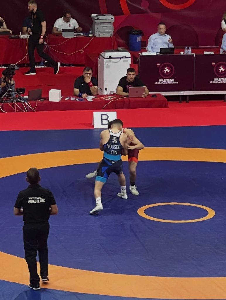 Ramin Yousefi U17 EM Pohjois-Makedonia Harjun Woima Jyväskylä