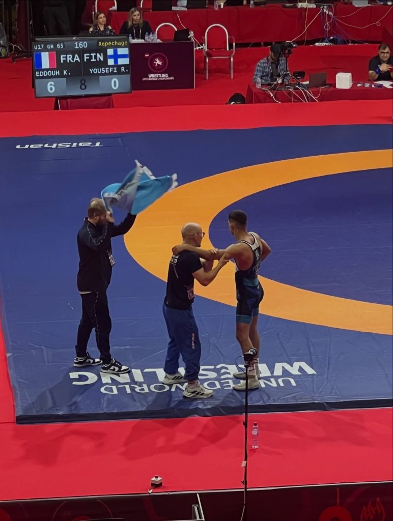 Ramin Yousefi U17 EM Pohjois-Makedonia Harjun Woima Jyväskylä