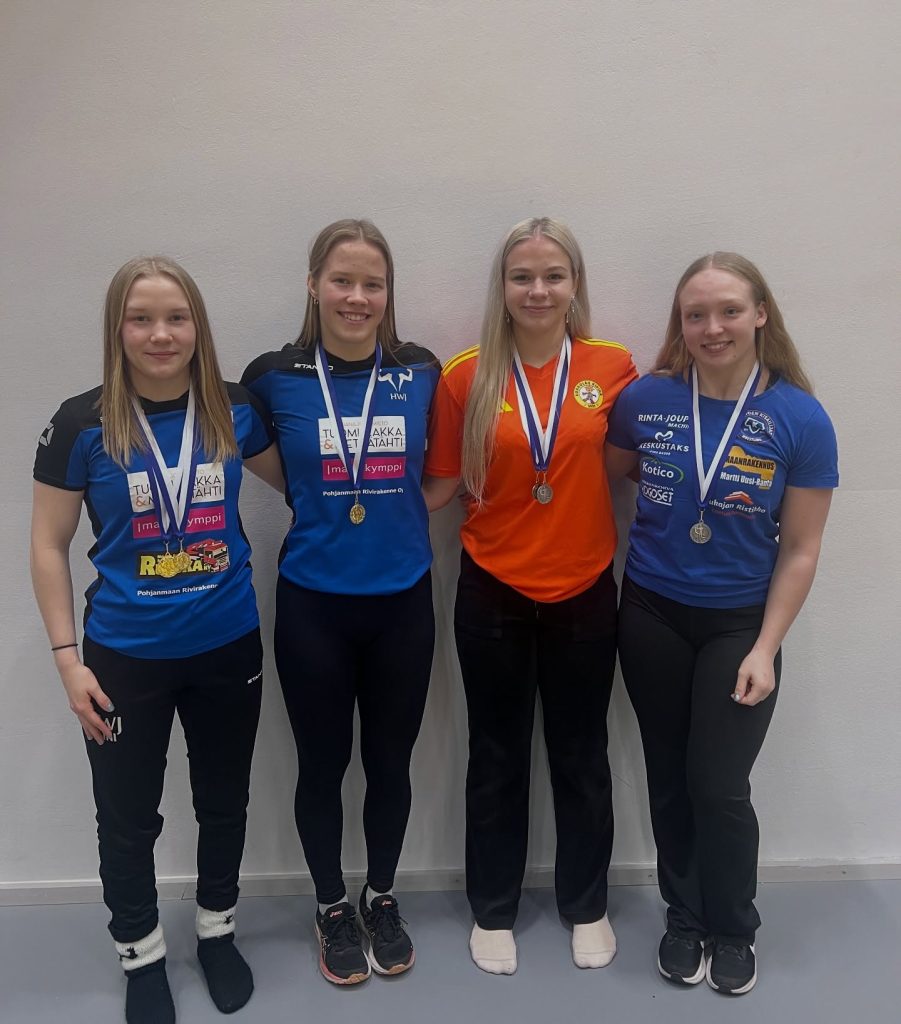 SM 2026 Rita Rantonen, Sara Rantonen, Ella Forsell, Jutta Ala-Ranta