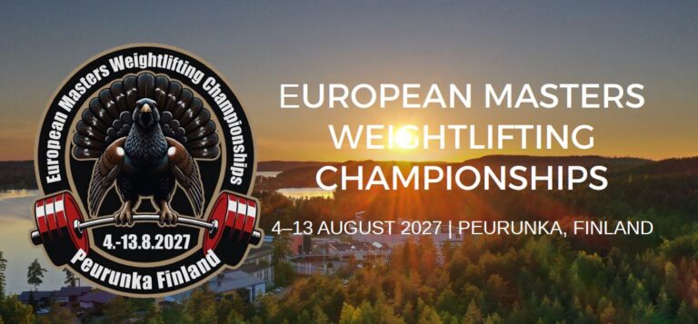 Harjun Woima Jyväskylä valittiin järjestämään Painonnoston Masters EM-kilpailut 2027
